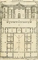 An illustration from I quattro libri dell'architettura di Andrea Palladio : ne' quali, dopò vn breue trattato de' cinque ordini, & di quelli auertimenti, che sono più necesarij nel fabricare : si tratta delle case private, delle vie, de i ponti, delle piazze, de i xisti, & de'tempij (1616)