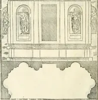 An illustration from I quattro libri dell'architettura di Andrea Palladio : ne' quali, dopò vn breue trattato de' cinque ordini, & di quelli auertimenti, che sono più necesarij nel fabricare : si tratta delle case private, delle vie, de i ponti, delle piazze, de i xisti, & de'tempij (1616)