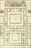 An illustration from I quattro libri dell'architettura di Andrea Palladio : ne' quali, dopò vn breue trattato de' cinque ordini, & di quelli auertimenti, che sono più necesarij nel fabricare : si tratta delle case private, delle vie, de i ponti, delle piazze, de i xisti, & de'tempij (1616)