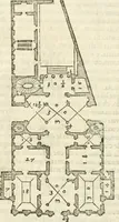 An illustration from I quattro libri dell'architettura di Andrea Palladio : ne' quali, dopò vn breue trattato de' cinque ordini, & di quelli auertimenti, che sono più necesarij nel fabricare : si tratta delle case private, delle vie, de i ponti, delle piazze, de i xisti, & de'tempij (1616)