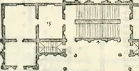 An illustration from I quattro libri dell'architettura di Andrea Palladio : ne' quali, dopò vn breue trattato de' cinque ordini, & di quelli auertimenti, che sono più necesarij nel fabricare : si tratta delle case private, delle vie, de i ponti, delle piazze, de i xisti, & de'tempij (1616)