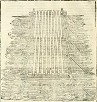 An illustration from I quattro libri dell'architettura di Andrea Palladio : ne' quali, dopò vn breue trattato de' cinque ordini, & di quelli auertimenti, che sono più necesarij nel fabricare : si tratta delle case private, delle vie, de i ponti, delle piazze, de i xisti, & de'tempij (1616)
