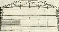 An illustration from I quattro libri dell'architettura di Andrea Palladio : ne' quali, dopò vn breue trattato de' cinque ordini, & di quelli auertimenti, che sono più necesarij nel fabricare : si tratta delle case private, delle vie, de i ponti, delle piazze, de i xisti, & de'tempij (1616)