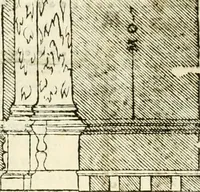An illustration from I quattro libri dell'architettura di Andrea Palladio : ne' quali, dopò vn breue trattato de' cinque ordini, & di quelli auertimenti, che sono più necesarij nel fabricare : si tratta delle case private, delle vie, de i ponti, delle piazze, de i xisti, & de'tempij (1616)