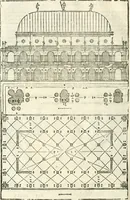 An illustration from I quattro libri dell'architettura di Andrea Palladio : ne' quali, dopò vn breue trattato de' cinque ordini, & di quelli auertimenti, che sono più necesarij nel fabricare : si tratta delle case private, delle vie, de i ponti, delle piazze, de i xisti, & de'tempij (1616)