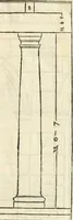 An illustration from I quattro libri dell'architettura di Andrea Palladio : ne' quali, dopò vn breue trattato de' cinque ordini, & di quelli auertimenti, che sono più necesarij nel fabricare : si tratta delle case private, delle vie, de i ponti, delle piazze, de i xisti, & de'tempij (1616)