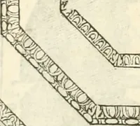 An illustration from I quattro libri dell'architettura di Andrea Palladio : ne' quali, dopò vn breue trattato de' cinque ordini, & di quelli auertimenti, che sono più necesarij nel fabricare : si tratta delle case private, delle vie, de i ponti, delle piazze, de i xisti, & de'tempij (1616)