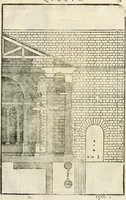 An illustration from I quattro libri dell'architettura di Andrea Palladio : ne' quali, dopò vn breue trattato de' cinque ordini, & di quelli auertimenti, che sono più necesarij nel fabricare : si tratta delle case private, delle vie, de i ponti, delle piazze, de i xisti, & de'tempij (1616)