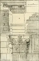 An illustration from I quattro libri dell'architettura di Andrea Palladio : ne' quali, dopò vn breue trattato de' cinque ordini, & di quelli auertimenti, che sono più necesarij nel fabricare : si tratta delle case private, delle vie, de i ponti, delle piazze, de i xisti, & de'tempij (1616)