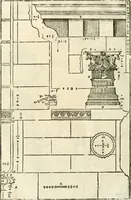 An illustration from I quattro libri dell'architettura di Andrea Palladio : ne' quali, dopò vn breue trattato de' cinque ordini, & di quelli auertimenti, che sono più necesarij nel fabricare : si tratta delle case private, delle vie, de i ponti, delle piazze, de i xisti, & de'tempij (1616)