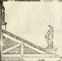 An illustration from I quattro libri dell'architettura di Andrea Palladio : ne' quali, dopò vn breue trattato de' cinque ordini, & di quelli auertimenti, che sono più necesarij nel fabricare : si tratta delle case private, delle vie, de i ponti, delle piazze, de i xisti, & de'tempij (1616)