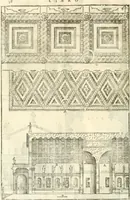An illustration from I quattro libri dell'architettura di Andrea Palladio : ne' quali, dopò vn breue trattato de' cinque ordini, & di quelli auertimenti, che sono più necesarij nel fabricare : si tratta delle case private, delle vie, de i ponti, delle piazze, de i xisti, & de'tempij (1616)