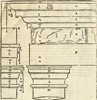 An illustration from I quattro libri dell'architettura di Andrea Palladio : ne' quali, dopò vn breue trattato de' cinque ordini, & di quelli auertimenti, che sono più necesarij nel fabricare : si tratta delle case private, delle vie, de i ponti, delle piazze, de i xisti, & de'tempij (1616)
