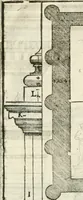 An illustration from I quattro libri dell'architettura di Andrea Palladio : ne' quali, dopò vn breue trattato de' cinque ordini, & di quelli auertimenti, che sono più necesarij nel fabricare : si tratta delle case private, delle vie, de i ponti, delle piazze, de i xisti, & de'tempij (1616)