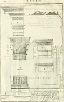 An illustration from I quattro libri dell'architettura di Andrea Palladio : ne' quali, dopò vn breue trattato de' cinque ordini, & di quelli auertimenti, che sono più necesarij nel fabricare : si tratta delle case private, delle vie, de i ponti, delle piazze, de i xisti, & de'tempij (1616)