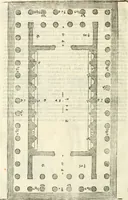 An illustration from I quattro libri dell'architettura di Andrea Palladio : ne' quali, dopò vn breue trattato de' cinque ordini, & di quelli auertimenti, che sono più necesarij nel fabricare : si tratta delle case private, delle vie, de i ponti, delle piazze, de i xisti, & de'tempij (1616)