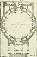 An illustration from I quattro libri dell'architettura di Andrea Palladio : ne' quali, dopò vn breue trattato de' cinque ordini, & di quelli auertimenti, che sono più necesarij nel fabricare : si tratta delle case private, delle vie, de i ponti, delle piazze, de i xisti, & de'tempij (1616)