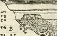 An illustration from I quattro libri dell'architettura di Andrea Palladio : ne' quali, dopò vn breue trattato de' cinque ordini, & di quelli auertimenti, che sono più necesarij nel fabricare : si tratta delle case private, delle vie, de i ponti, delle piazze, de i xisti, & de'tempij (1616)