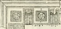 An illustration from I quattro libri dell'architettura di Andrea Palladio : ne' quali, dopò vn breue trattato de' cinque ordini, & di quelli auertimenti, che sono più necesarij nel fabricare : si tratta delle case private, delle vie, de i ponti, delle piazze, de i xisti, & de'tempij (1616)
