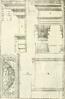 An illustration from I quattro libri dell'architettura di Andrea Palladio : ne' quali, dopò vn breue trattato de' cinque ordini, & di quelli auertimenti, che sono più necesarij nel fabricare : si tratta delle case private, delle vie, de i ponti, delle piazze, de i xisti, & de'tempij (1616)