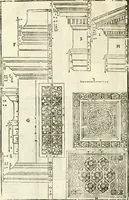 An illustration from I quattro libri dell'architettura di Andrea Palladio : ne' quali, dopò vn breue trattato de' cinque ordini, & di quelli auertimenti, che sono più necesarij nel fabricare : si tratta delle case private, delle vie, de i ponti, delle piazze, de i xisti, & de'tempij (1616)