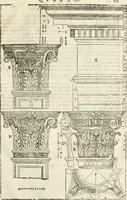 An illustration from I quattro libri dell'architettura di Andrea Palladio : ne' quali, dopò vn breue trattato de' cinque ordini, & di quelli auertimenti, che sono più necesarij nel fabricare : si tratta delle case private, delle vie, de i ponti, delle piazze, de i xisti, & de'tempij (1616)