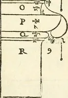 An illustration from I quattro libri dell'architettura di Andrea Palladio : ne' quali, dopò vn breue trattato de' cinque ordini, & di quelli auertimenti, che sono più necesarij nel fabricare : si tratta delle case private, delle vie, de i ponti, delle piazze, de i xisti, & de'tempij (1616)