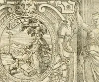 An illustration from I quattro libri dell'architettura di Andrea Palladio : ne' quali, dopò vn breue trattato de' cinque ordini, & di quelli auertimenti, che sono più necesarij nel fabricare : si tratta delle case private, delle vie, de i ponti, delle piazze, de i xisti, & de'tempij (1616)