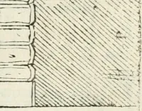 An illustration from I quattro libri dell'architettura di Andrea Palladio : ne' quali, dopò vn breue trattato de' cinque ordini, & di quelli auertimenti, che sono più necesarij nel fabricare : si tratta delle case private, delle vie, de i ponti, delle piazze, de i xisti, & de'tempij (1616)