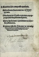 An illustration from Quattuor hic compressa opuscula (1520)