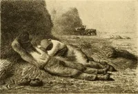 An illustration from Quincy Adams Shaw collection : Italian Renaissance sculpturee : paintings and pastels by Jean François Millet : exhibition opening April 18, 1918 (1918)