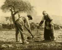 An illustration from Quincy Adams Shaw collection : Italian Renaissance sculpturee : paintings and pastels by Jean François Millet : exhibition opening April 18, 1918 (1918)