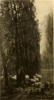 An illustration from Quincy Adams Shaw collection : Italian Renaissance sculpturee : paintings and pastels by Jean François Millet : exhibition opening April 18, 1918 (1918)