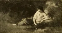 An illustration from Quincy Adams Shaw collection : Italian Renaissance sculpturee : paintings and pastels by Jean François Millet : exhibition opening April 18, 1918 (1918)