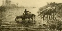 An illustration from Quincy Adams Shaw collection : Italian Renaissance sculpturee : paintings and pastels by Jean François Millet : exhibition opening April 18, 1918 (1918)