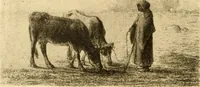 An illustration from Quincy Adams Shaw collection : Italian Renaissance sculpturee : paintings and pastels by Jean François Millet : exhibition opening April 18, 1918 (1918)