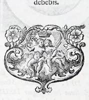 An illustration from Quinquagena symbolorum heroica, in praecipua capita et dogmata S. regulae sanctissimi monachorum patris et legislatoris Benedicti, omnium justorum spiritu pleni : ad recolligendum animum horis succisivis concepta, et exegesibus brevibus metrico-prosaicis asceticis illustrata (1741)