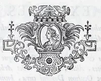 An illustration from Quinquagena symbolorum heroica, in praecipua capita et dogmata S. regulae sanctissimi monachorum patris et legislatoris Benedicti, omnium justorum spiritu pleni : ad recolligendum animum horis succisivis concepta, et exegesibus brevibus metrico-prosaicis asceticis illustrata (1741)