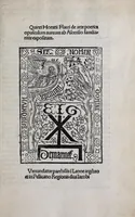 An illustration from Quinti Horatii Flacci de arte poetica opusculum aureum : ab ascensio familiariter expositum (1500)