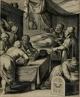 An illustration from Quinti Horatii Flacci emblemata : imaginibus in aes incisis, notisq[ue], illustrata (1612)