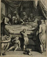 An illustration from Quinti Horatii Flacci emblemata : imaginibus in aes incisis, notisq[ue], illustrata (1612)