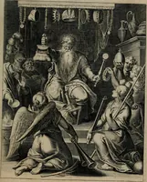 An illustration from Quinti Horatii Flacci emblemata : imaginibus in aes incisis, notisq[ue], illustrata (1612)