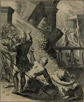 An illustration from Quinti Horatii Flacci emblemata : imaginibus in aes incisis, notisq[ue], illustrata (1612)