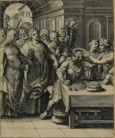 An illustration from Quinti Horatii Flacci emblemata : imaginibus in aes incisis, notisq[ue], illustrata (1612)