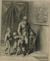 An illustration from Quinti Horatii Flacci emblemata : imaginibus in aes incisis, notisq[ue], illustrata (1612)