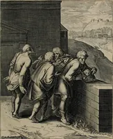 Picture 70 of 104 from Quinti Horatii Flacci emblemata : imaginibus in aes incisis, notisq[ue], illustrata (1612), leaf 148