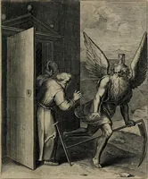 Picture 83 of 104 from Quinti Horatii Flacci emblemata : imaginibus in aes incisis, notisq[ue], illustrata (1612), leaf 174
