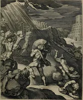 An illustration from Quinti Horatii Flacci emblemata : imaginibus in aes incisis, notisq[ue], illustrata (1612)