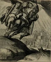 An illustration from Quinti Horatii Flacci emblemata : imaginibus in aes incisis, notisq[ue], illustrata (1612)