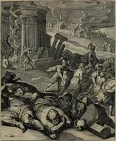 An illustration from Quinti Horatii Flacci emblemata : imaginibus in aes incisis, notisq[ue], illustrata (1612)